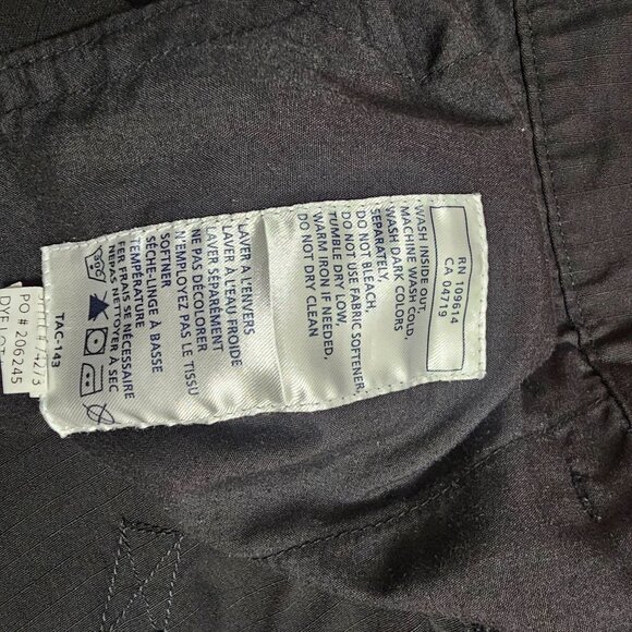 5.11 Tactical Series Mens Cargo Pants 36x32 Black Military Police Responder - Picture 5 of 11